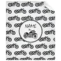 Personalized Motorcycle Dirt Bike Blanket Custom Motorcycle Blanket