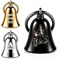 Personalized Motorcycle Bell, Custom Engraved Guardian Bell with Photo Text, Double-Sided Stainless Steel Biker Gifts for Men, Father's Day & Birthdays
