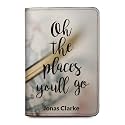 Personalized Passport Holder - Custom Vegan Leather RFID Passport Cover