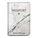 Personalized Passport Holder - Custom Vegan Leather RFID Passport Cover