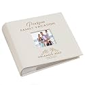 Personalized Photo Album, Custom Engraved Picture Album, Holds 200 4" x 6" Photos, Leatherette and Laser Engraved Scrapbook, Tropical Family Vacation with Palm Trees