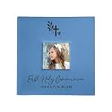 Personalized Photo Album, Engraved Religious Cross Leatherette Photo Album, Holds 200 4" x 6" Photos, Baptism Picture Album, First Holy Communion Keepsake, Confirmation Gift