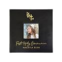 Personalized Religious Cross Photo Album Small Leatherette 4x6 Holds 100 Photos Faith Gift