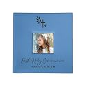 Personalized Religious Cross Photo Album Small Leatherette 4x6 Holds 100 Photos Faith Gift