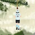Personalized Soccer Ornament, Girl, Boy Soccer Christmas Ornament with Name & Number, Unique Sports Keepsake Gift for Boys, Kids & Teens, Holiday Tree Decoration, Christmas Tree, 2D Flat Shape /9