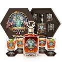 Personalized Veterans Day Gifts, USA 250th Anniversary Whiskey Decanter Set