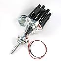 Pertronix D142700 Flame-Thrower Plug and Play Vacuum Advance Black Cap Billet Electronic Distributor with Ignitor II Technology for Chrysler/Dodge/Plymouth 383-400