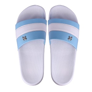 PERY-PAO Mens Stylish Sliders Black Grey Sky