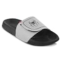 PERY-PAO Sliders Mens White Black Grey Stylish
