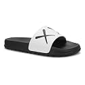 PERY-PAO Sliders Mens White Sky Blue Stylish