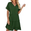 PerZeal Women39s Casual V Neck Short Sleeve