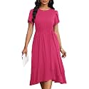 PerZeal Women39s Summer Dress Casual Ruffle Sleeve