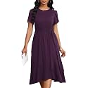 PerZeal Women39s Summer Dress Casual Ruffle Sleeve