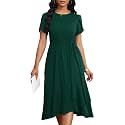 PerZeal Women39s Summer Dress Casual Ruffle Sleeve