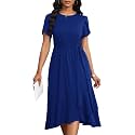 PerZeal Women39s Summer Dress Casual Ruffle Sleeve