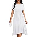 PerZeal Women39s Summer Dress Casual Ruffle Sleeve