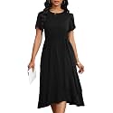 PerZeal Women39s Summer Dress Casual Ruffle Sleeve