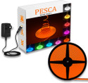 PESCA 600 LEDs 5 m Orange Steady String Rice Lights (Pack of 1)
