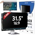 Peslv 2-Pack 31.5 Inch 16:9 Computer Monitor Privacy Screen, WxH:698*393mm
