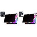 Peslv Magnetic Privacy Screen for Macbook Pro 13 Inch (2016-2022, M1, M2) / Macbook Air 13 in (2018-2021, M1), Removable Anti Blue Light Glare Filter for Mac 13In Laptop (Pack of 2)