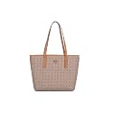 PESOMA Women's Tote Bag With Pocket, Girls Stylish Fashion Faux Leather Tote Shoulder Tote Bag for Women &amp; Girls Crossbody Bags for Girls &amp; Women (Magic Brown W325)