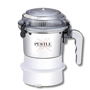 500ml stainless steel chutney jar with lid lock  compatible with sujatha 900w mixer grinder models  white