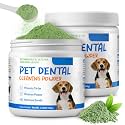 Pet Dental Powder-Reduces Plaque-Tartar Remover for Teeth-Dog Dental Care - Plaque & Bad Breath Off Powder Dog - Dental Care Supplies for Small - Medium - Large Dogs-100g