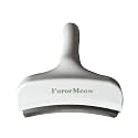 Pet Deshedding Tool with Curve Blade, Cat Grooming Brush, Tight V-shaped Teeth Shedding Comb for Cats and Dogs (White, Large)