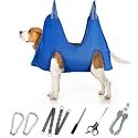 Ateson Pet Grooming Hammock, Dog Grooming Harness for Nail Trimming, Size M