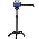 Pet Edge Master Equipment FlashDry Blue Pet Dryer with Vertical Rolling Stand – Fast Dryer Works with All Types of Coats