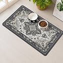 Pet Feeding Mat for Floors Waterproof Dog Mat for Food and Water Absorbent Quick Dry Non Slip mat for Cat Bowls
