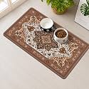 Pet Feeding Mat for Floors Waterproof Dog Mat for Food and Water Absorbent Quick Dry Non Slip mat for Cat Bowls