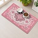 Pet Feeding Mat for Floors Waterproof Dog Mat for Food and Water Absorbent Quick Dry Non Slip mat for Cat Bowls