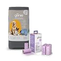 Pet Genie Pail Bundle Includes Dog Waste Disposal System with 1 Starter Refill (14 ft) + 120 Pet Genie Leak-Proof Poop Bags | Complete Dog Poop Cleanup Solution