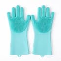 Pet Glove, Grooming Tool, Furniture Pet Hair Remover Mitt (Bright Green)