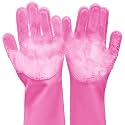 Silicone Pet Grooming Gloves Dog Washing Gloves for Bathing Massaging