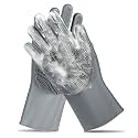 Pet Grooming Gloves - Gentle Dog Bathing Shampoo Brush - Massage Mitt with Enhanced Five Finger Design - Efficient Deshedding Glove for Dogs, Cats, Rabbits and Horses - 1 Pack