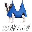 Ateson Pet Grooming Hammock, Dog Grooming Harness for Nail Trimming, Size S