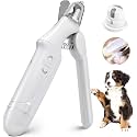 Pet Grooming Kit Dog Nail Grinder 2-in-1 Dog Nail Trimmers Cat Nail Clipper Kit with Dual LED Lights USB Rechargeable Pet Nail Grinder for Small Medium and Large Dogs Pet Trimmer