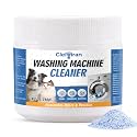 Pet Hair Washing Machine Cleaner Powder, Enzyme Action Removes Odor Causing Residue and Grime Deep Inside Pump, HE Front and Top Load Washer Descaler, Septic Safe (1 Pack)
