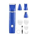 Pet Nail Grinder Dog Hair Clippers Grooming Kit，with Nail Grinder，4 in 1，Electric Trimmer，USB Rechargeable，Pet Paw Shaver(Color1)