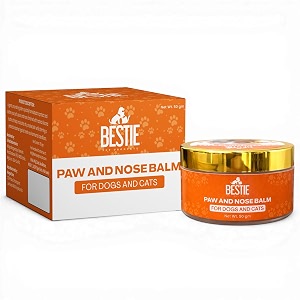 pet paw amp nose balm 50gm for dogs amp cats  fragrance free  moisturizing protection for dry cracked paws amp nose  natural healing formula  safe amp lick-friendly