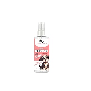 pet perfume 100 ml- long-lasting fragrance spray for dogs outdour eliminator grooming essential fresh baby love scent majesty