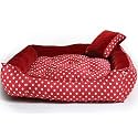 Pet Royale Medium Size Dog Bed | Reversible Dog Bed for Medium Sized Dogs | Plus Extra Removable 100% Cotton Washable Covers (for Dogs, Dapper)