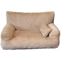 Pet Sofa Bed for Small Dogs and Cats with Pillow, Soft Indoor Pet Couch with Removable Cover