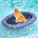 Pet Soft Dog Float Raft - Inflatable Dog Swimming Float for Summer (Large, Dog2)