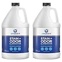 Pet Stain + Odor Eliminator - 1 Gallon Bottle (2 Pack) - Professional Strength Advanced Formula Tackles Biological Messes on Fabric, Carpet, and More