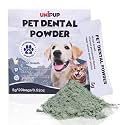 Pet Teeth Cleaning Powder, Safe & Natural Oral Care Formula Dog Dental Powder, Reduces Plaque & Tartar, Freshens Breath, Sodium Hexametaphosphate Free Dog Dental Powder -5g*20 sachets