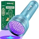 Pet Urine Detector UV Flashlight 395nm Black Light for Dog and Cat Urine, Find Dry Stains on Carpet, Floor and Fabric, Portable Handheld UV Light Lake Blue