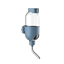 Pet Water Bottle for Cage Crate 17oz Non-Drip Water Dispenser for Small Animal Rabbit Bunny Guinea Pig Chinchilla Ferret Squirrel Hedgehog (Blue, 17oz)